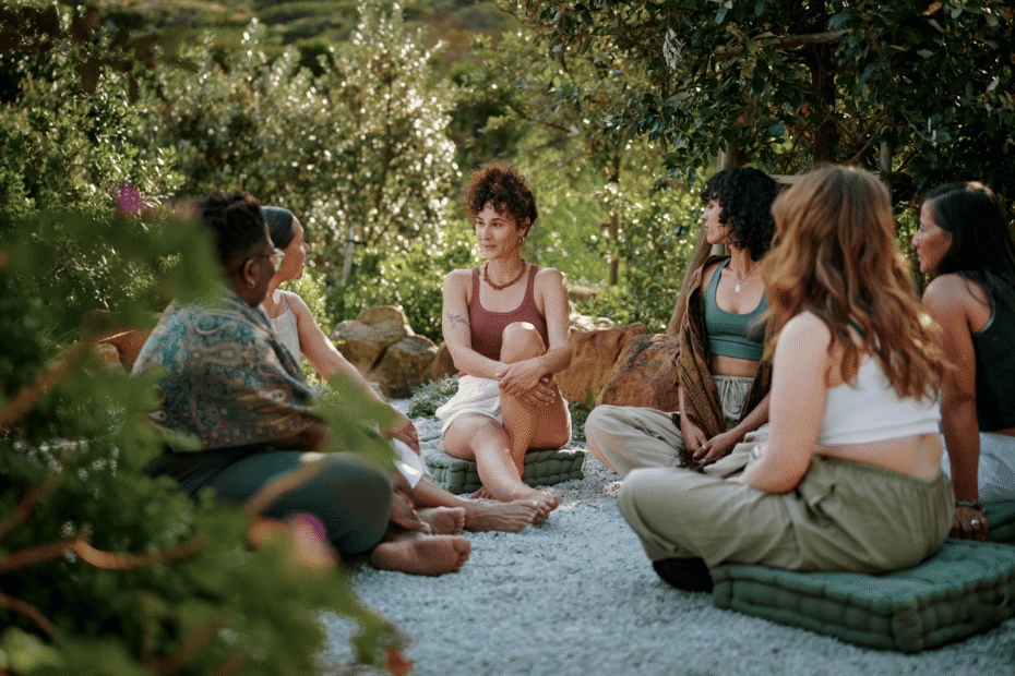 Frauengruppen und Retreats, Weiblichkeit